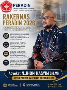 Rakernas PERADIN 2026 Rumuskan RUU Advokat dan Perkuat Akses Layanan Hukum di Desa dan Kelurahan